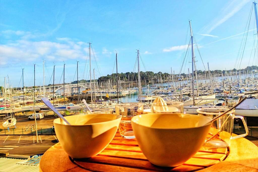 Les Balcons De La Trinite - Vue Sur Mer Et Le Port Kültér fotó